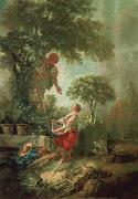 Francois Boucher La Cueillette des Fruits oil painting on canvas